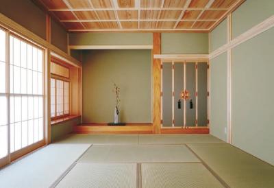 本物の畳で深呼吸